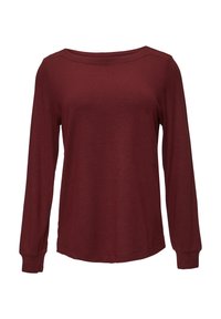 Strickpullover - rubinrot