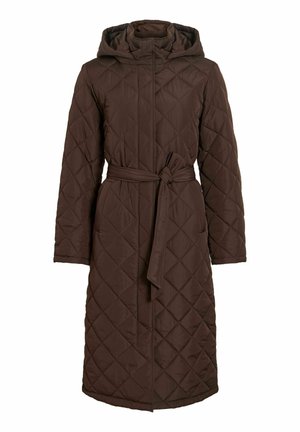 VILA, VIKANTE QUILTED L/S COAT - NOOS - Manteau d'hiver - coffee bean