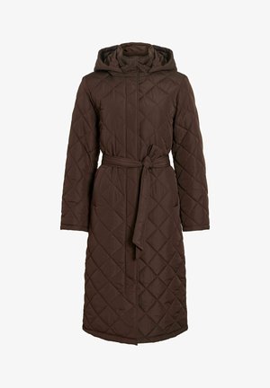 VILA, VIKANTE QUILTED L/S COAT - NOOS - Manteau d'hiver - coffee bean