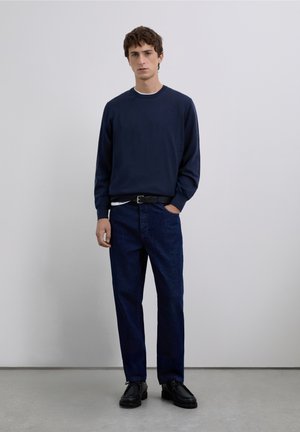 Scalpers CLASSIC ROUND NECK - Maglione - navy