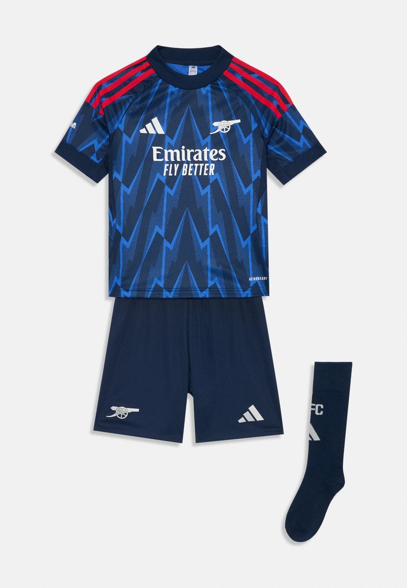 adidas Performance ARSENAL FC AWAY KIDS UNISEX SET - Sportske kratke hlače - night indigo/matte silver coloured