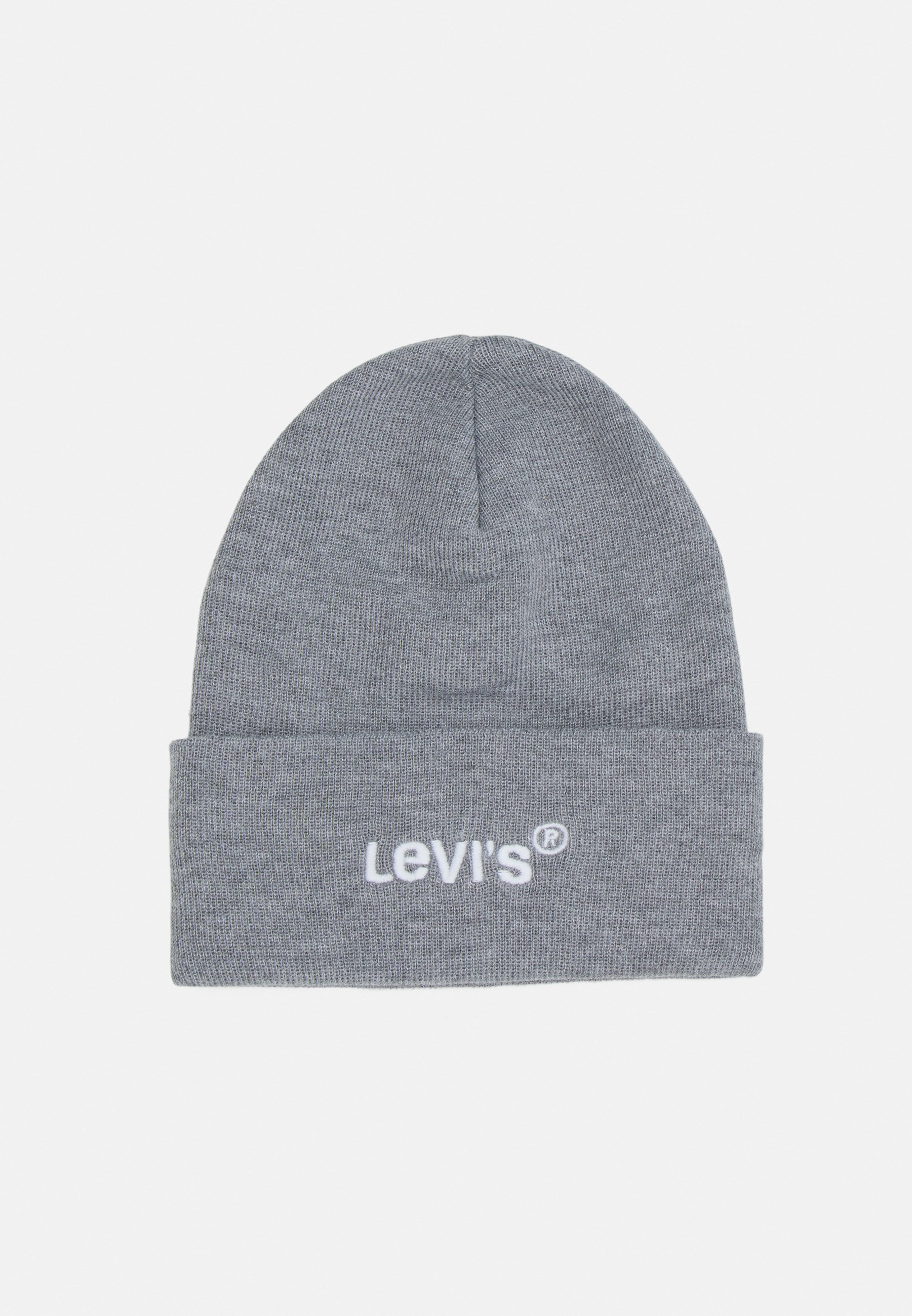 Levi's® WORDMARK BEANIE UNISEX Berretto regular grey/grigio