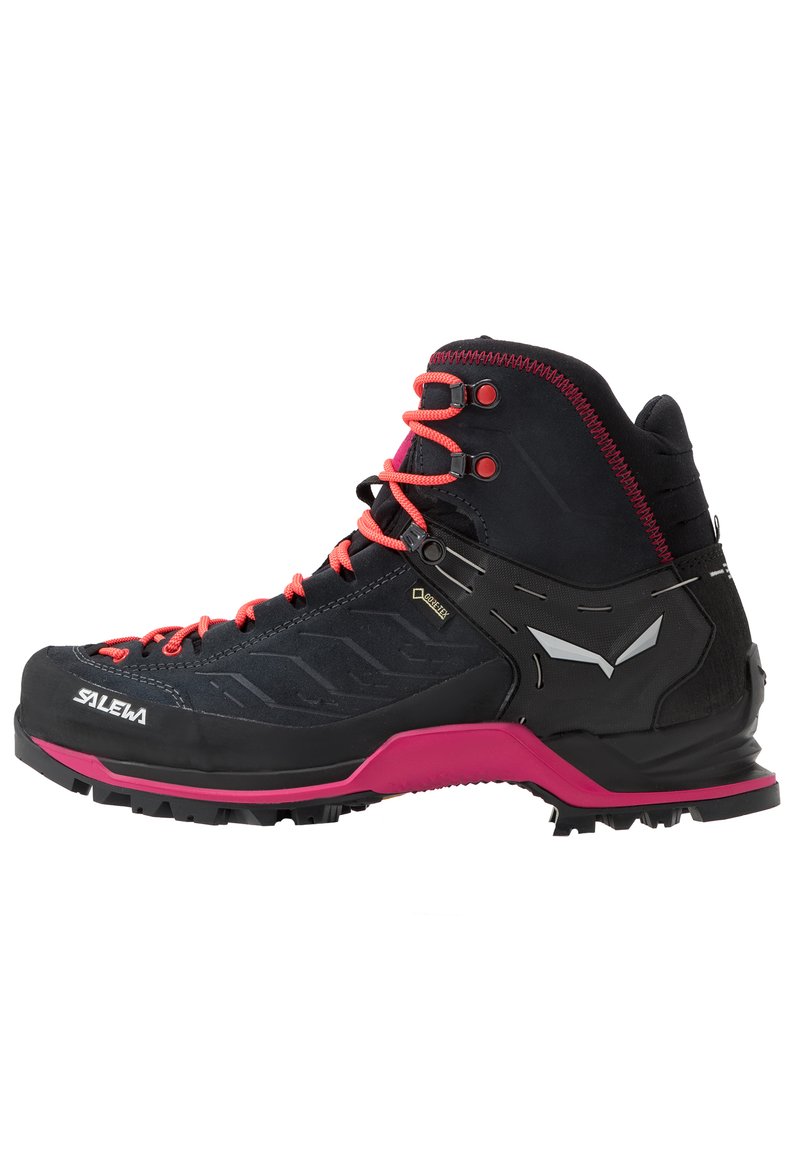 Salewa MOUNTAIN TRAINER MID GORE TEX - Sapatos de caminhada - asphalt/sangria
