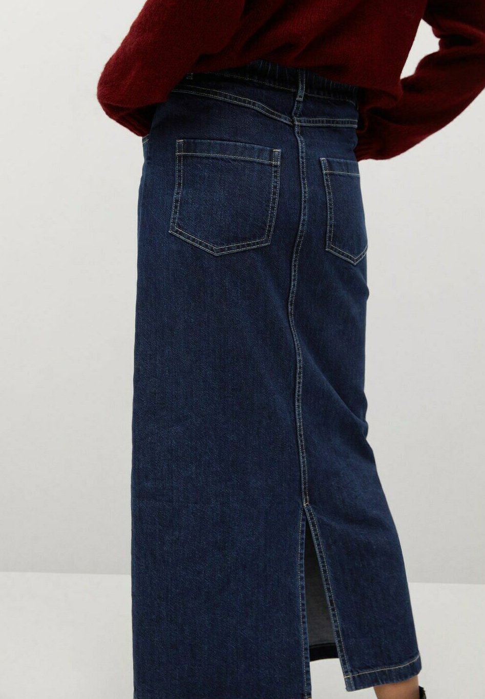 Mango AVENIRS-A - Jeansrok - mørk blå/donkerblauw - Zalando.nl