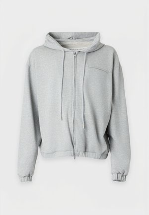 Essential Collective, CROPPED  ZIP UP HOODIES - Sweat zippé - gray melange