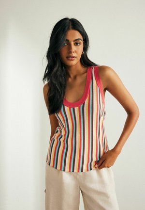 Next REGULAR FIT - Top - pink multi stripe