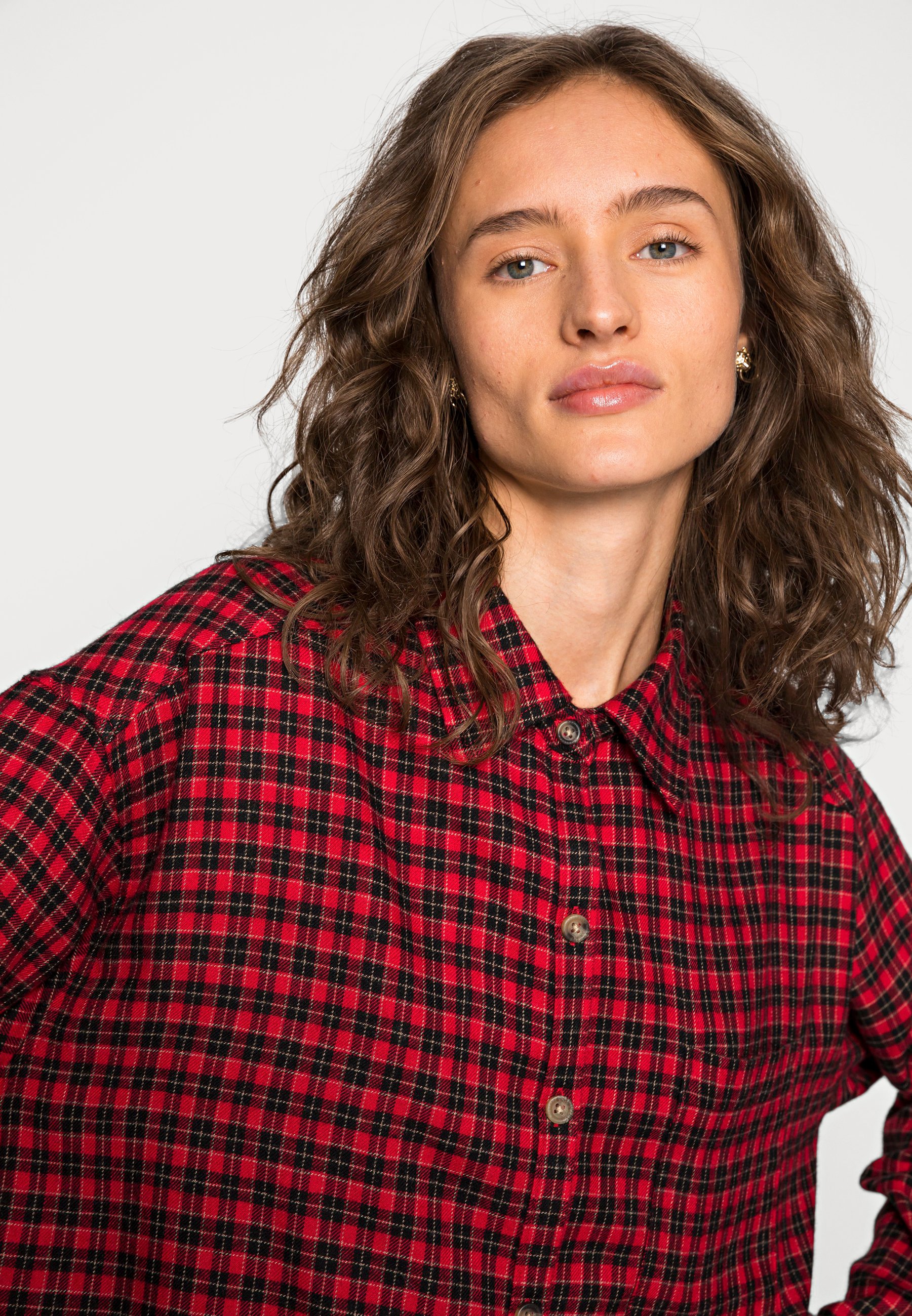 Hollister Co. Button-down blouse - red 