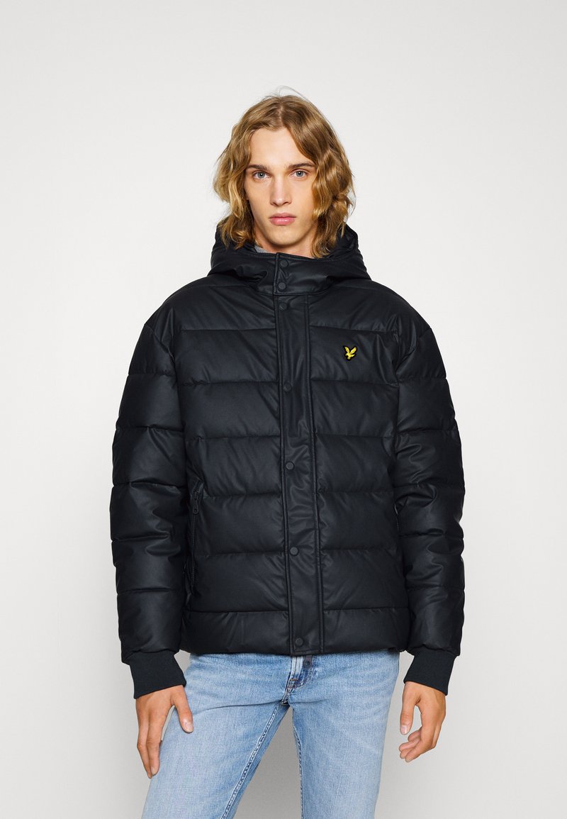 Lyle & Scott RUBBERISED PUFFER - Winter jacket - dark navy/dark blue ...