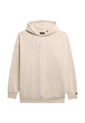 Superdry & Co, RELAXED - Jersey con capucha - pumice stone beige