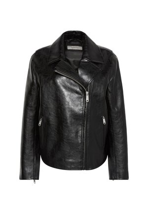 Calvin Klein Jeans, MOTO JACKET - Műbőr dzseki - black