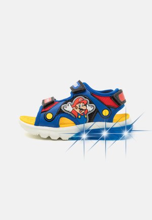 LIGHT UP NINTENDO SUPER MARIO CIBERDRON - Riemensandalette - royal/red