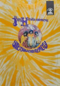 Paradiso Clothing JIMI HENDRIX ARE YOU EXPERIENCED TIE DYE - Print T-shirt - yellow