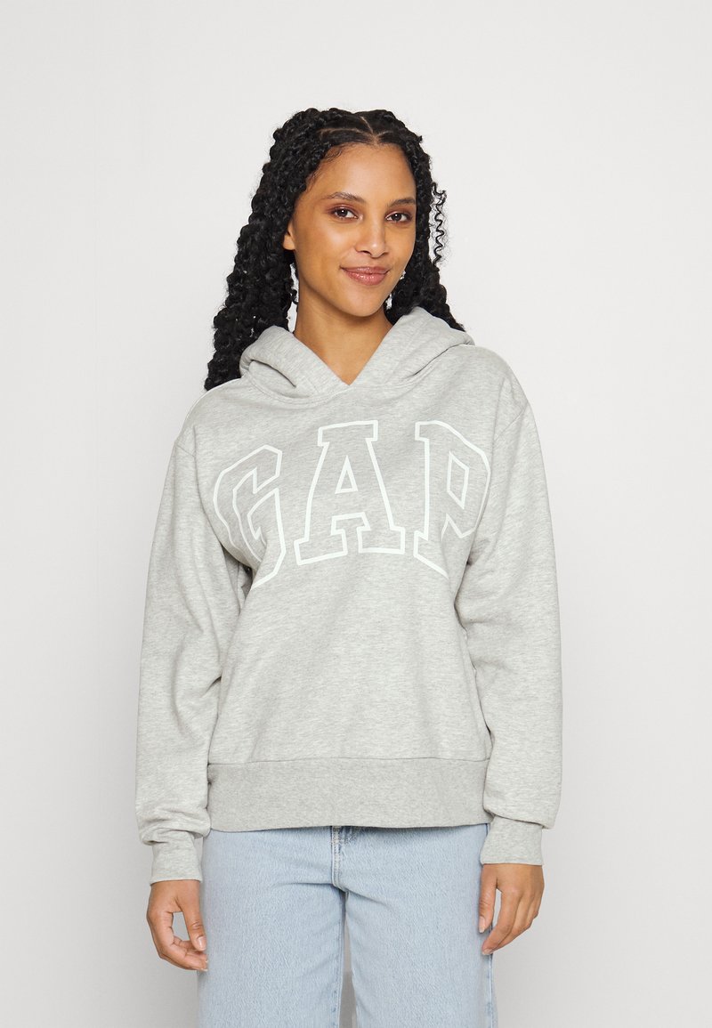 GAP Petite SHERPA LINED Sweatshirt light grey/grey Zalando