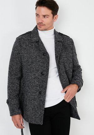 Manteau court - black dotted