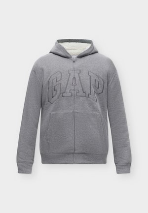 GAP, ARCH - Sweater met rits - grey heather