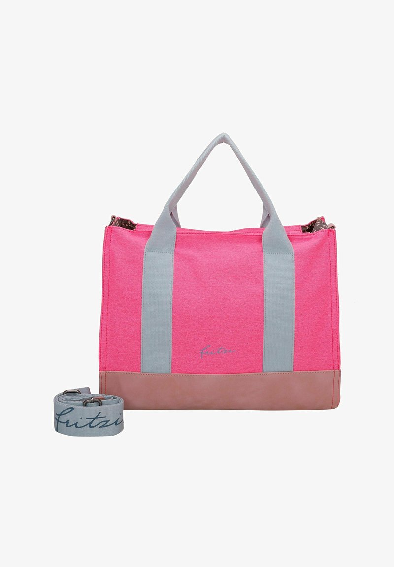 Fritzi aus Preußen CANVAS HANDTASCHE - Bolso shopping - neon pink