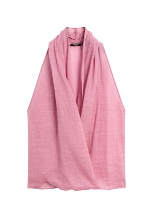 Massimo Dutti, DRAPED CROSSOVER TOP - Bluse - pink