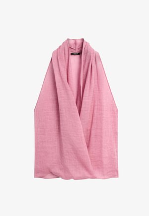 Massimo Dutti, DRAPED CROSSOVER TOP - Blouse - pink