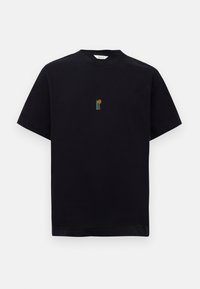 SLHPETE LICENSE O NECK TEE - T-shirt imprimé - black