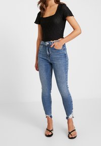 Topshop Petite Jeans Skinny Fit - blue denim