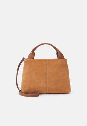 LEATHER - Handväska -  cognac