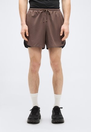 ATHLETICS RUN SHORT - Kurze Sporthose - cortado/slate grey