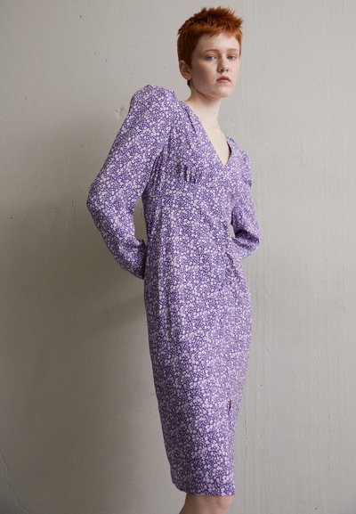 DESIGNERS REMIX HAWAII MIDI DRESS - Φόρεμα ημέρας - purple flower