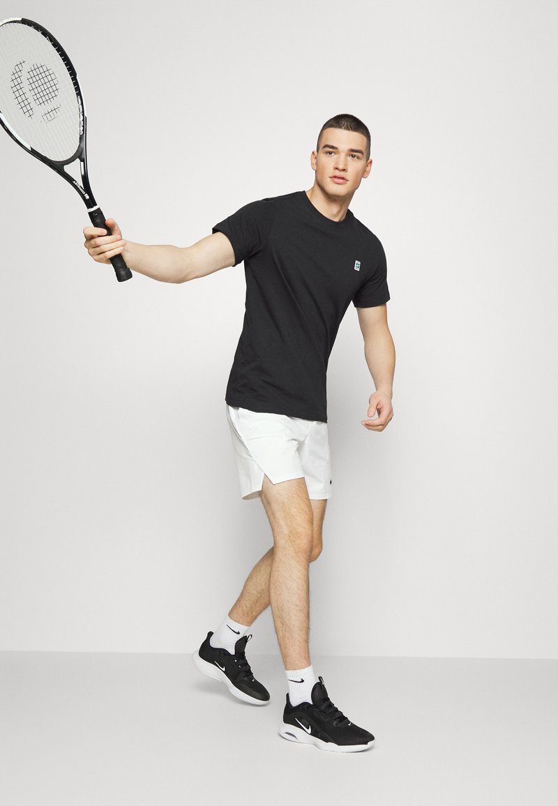 Herren Shirts | Nike Performance COURT T-Shirt basic black/washed teal/schwarz - KN45560 Herren Shirts | Nike Performance COURT T-Shirt basic black/washed teal/schwarz - KN45560