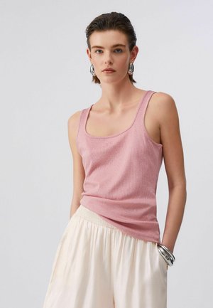 WITH MONOGRAM LOGO - Top - pink