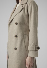 Vero Moda VMFORTUNEVEGA LONG  GA - Trenchcoat - silver mink/melange