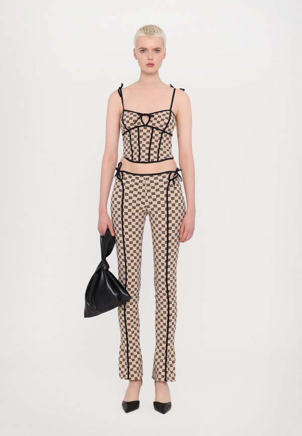 MONOGRAM COQUETTE CORSET - Top2