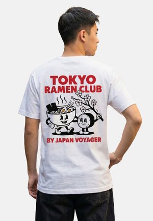 RoamLikeSummer, RAMEN CLUB UNISEX - Print T-shirt - white