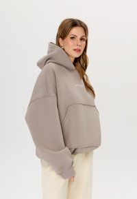 MIRONS Felpa con cappuccio - grey