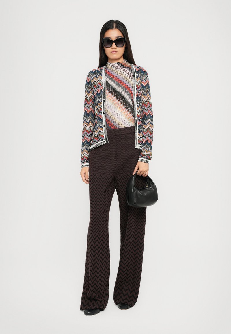 Cardigan Tricoté Missoni Multicolore - Taille 6, En Viscose, Neuf Sans étiquettes