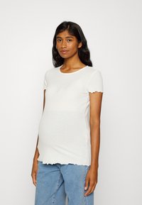 ONLY MATERNITY OLMEMMA 2 PACK - T-shirt básica - infinity/cloud dancer
