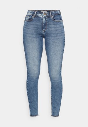 ONLY ONLBLUSH MID WAIST  - Jeans Skinny - dark blue denim