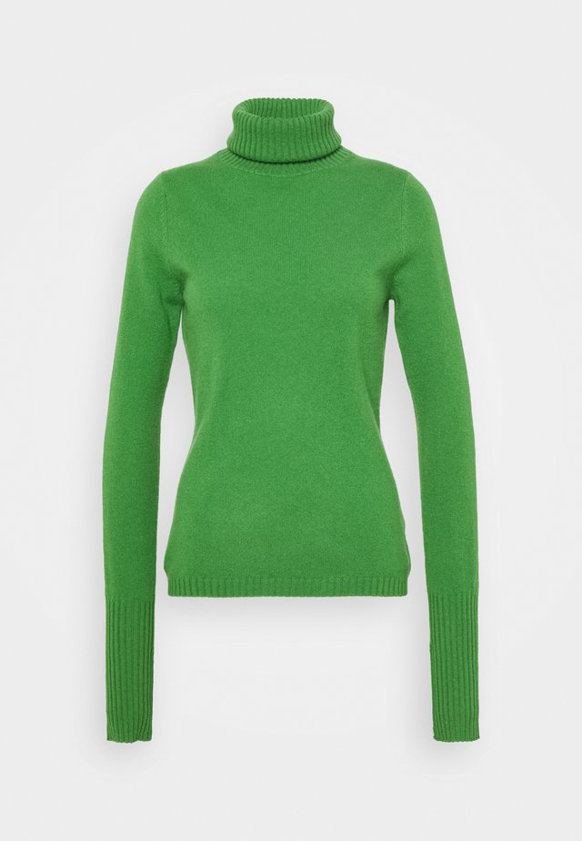 ROLLNECK - Strikkegenser - grün