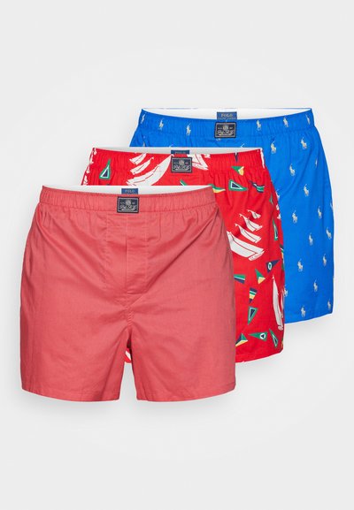 Polo Ralph Lauren OPEN 3 PACK - Bokseriai - red/blue