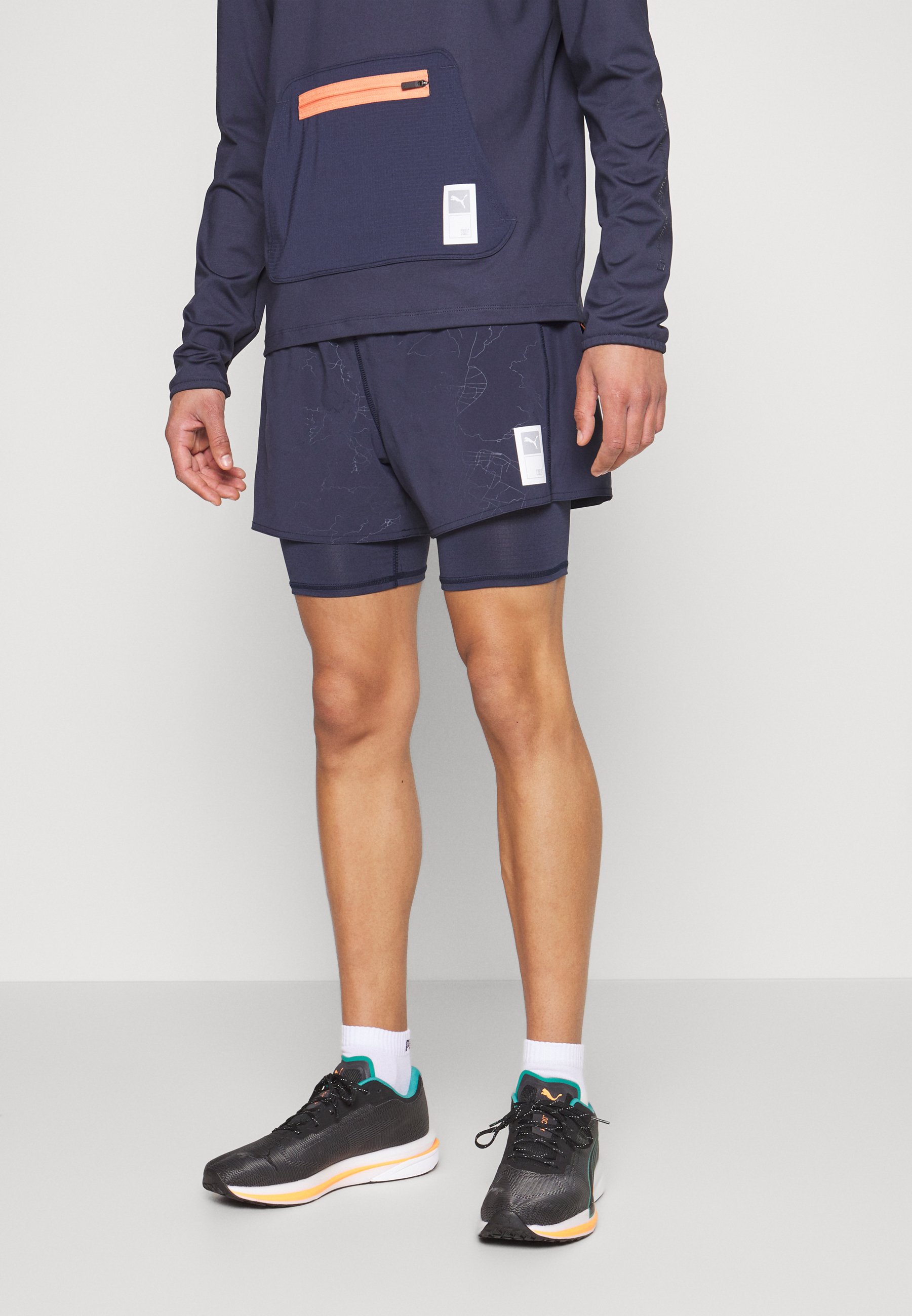 SHORT - Sports shorts - parisian night 
