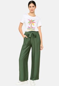 LolaLiza LOOSE - Hlače - khaki med