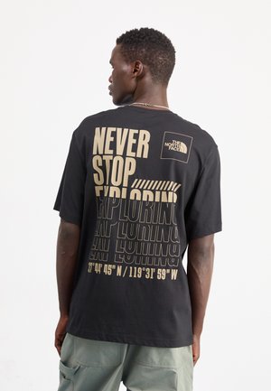 The North Face COORDINATES TEE - Print T-shirt - black