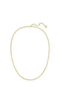 Auksinė grandinėlė su besisukančiu dizainu. Yra reguliuojama užsegimo sistema ir prailginimo grandinėlė, leidžianti pritaikyti ilgį.