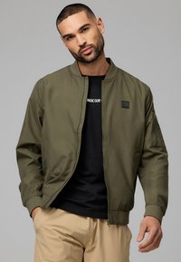 INDICODE JEANS - ÜBERGANGS MAXIM - Bomber Jacket - army Thumbnail Image 1