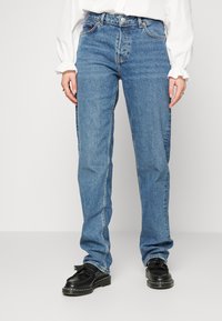 JJXX JXSEOUL - Calças de ganga de corte relaxado - medium blue denim