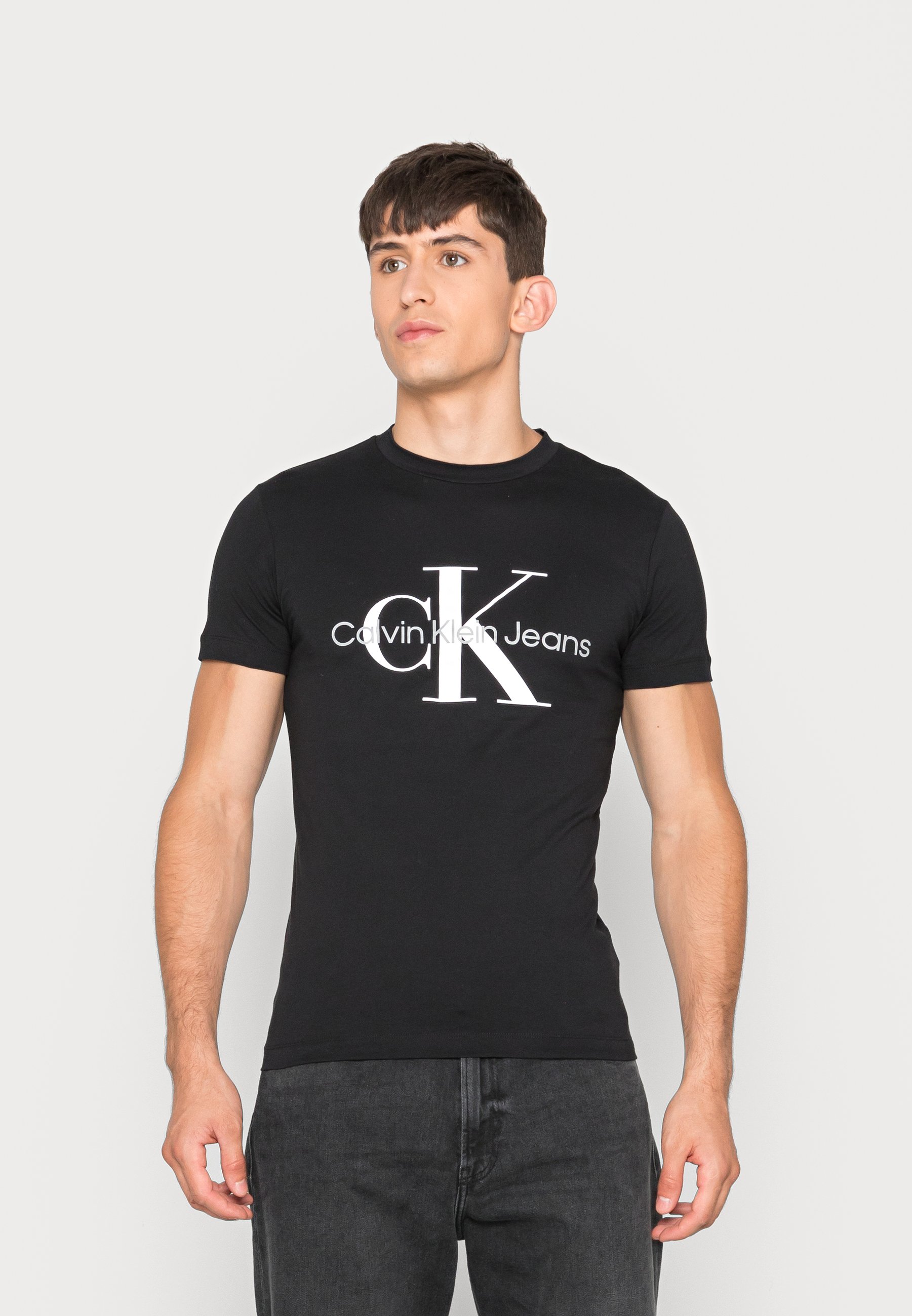 Calvin Klein CORE - Camiseta estampada - black/negro Zalando.es