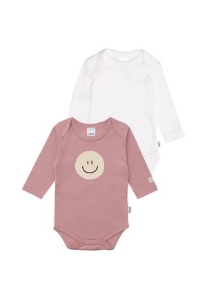 Liliput, BABY-BODY SMILEY UNISEX 2 PACK - Body - weiss-beige