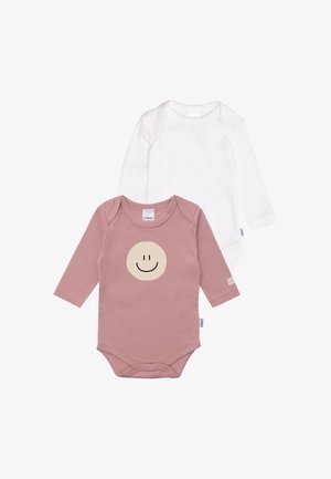 Liliput, BABY-BODY SMILEY UNISEX 2 PACK - Body - weiss-beige