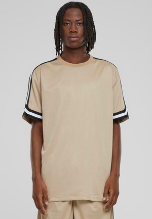 STRIPES TEE - Print T-shirt - unionbeige