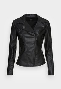 Jakna iz umetnega usnja - black
