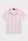 STRIPED OXFORD MESH BOXY POLO SHIRT - Polokošeľa - light pink